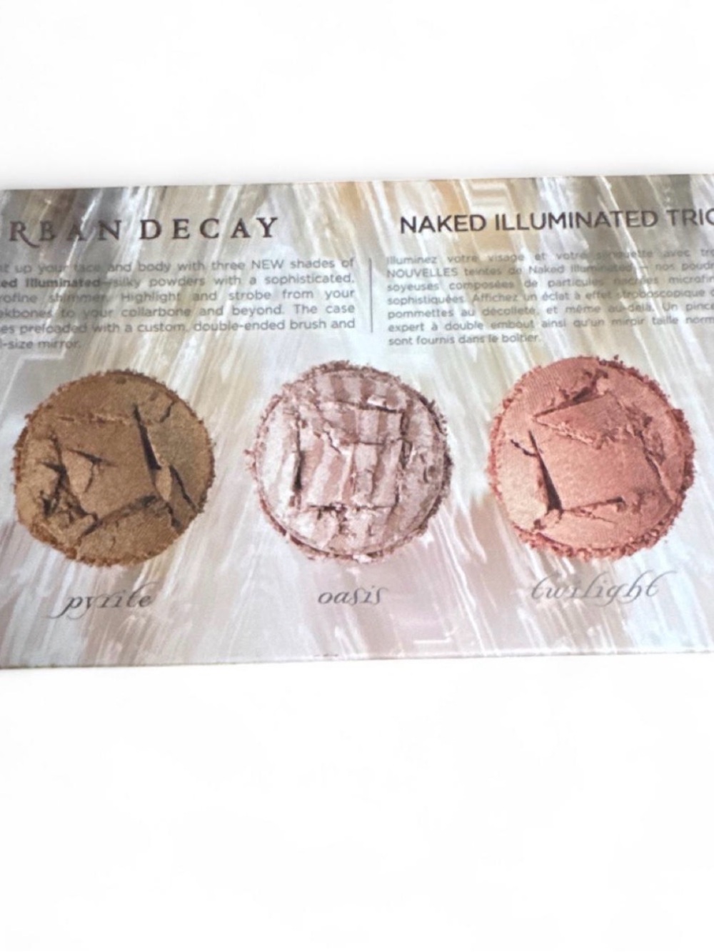 Urban Decay Naked Illuminated Trio Shimmering Powder for face and body - Picture 2 of 4
